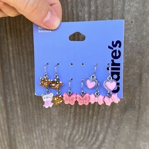 Claire’s Earring Set 👑💗🦋